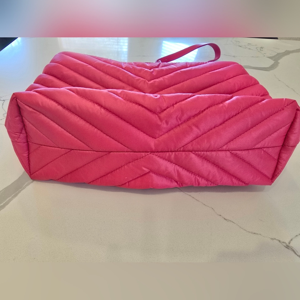 Rebecca Minkoff Edie Nylon Jumbo Flap Shoulder Bag Pink - Picture 7 of 13